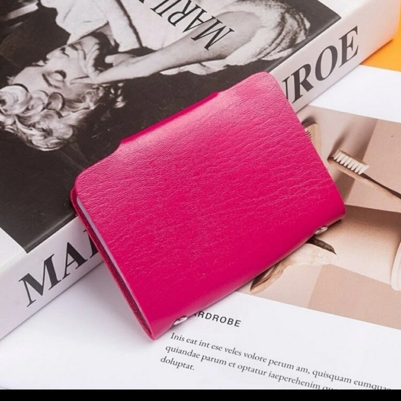 Pink Snap Closure Wallet - Picture 2 of 6